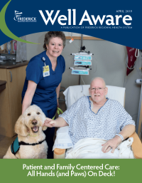 Well Aware magazine cover with the caption The Journey to Better Health